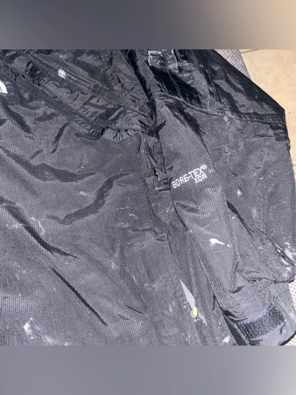 The North Face Men's Summit Series Black Waterproof Hooded Jacket